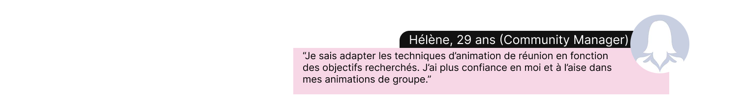 avis droite AnimerUneRéunionDeTravail